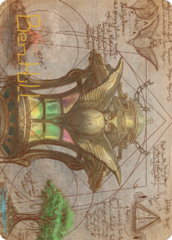 Chromatic Lantern (57/81) Art Card (ABRO) - Gold-Stamped Signature