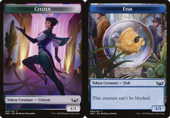 Citizen (012) // Fish (004) Double-Sided Token - Foil