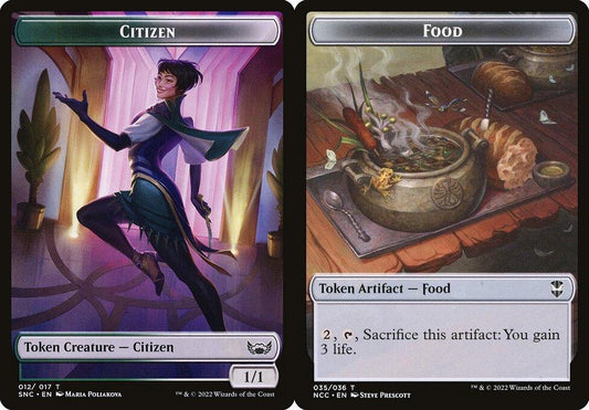 Citizen (012) // Food (035) Double-Sided Token