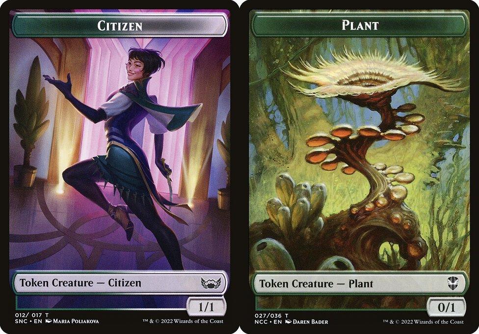 Citizen (012) // Plant (027) Double-Sided Token