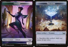 Citizen (012) // Treasure (013) Double-Sided Token - Foil