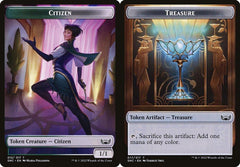 Citizen (012) // Treasure (017) Double-Sided Token - Foil