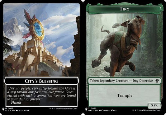 City's Blessing (0017) // Tiny (021) Double-Sided Token (PLST)