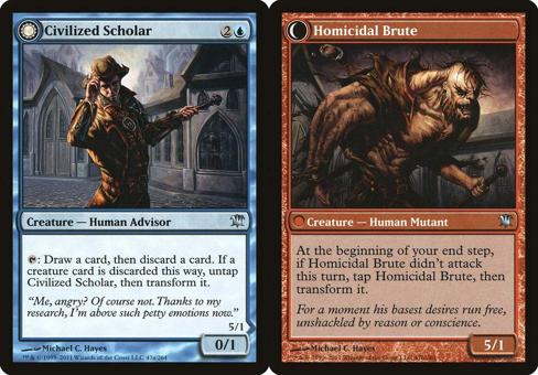 Civilized Scholar // Homicidal Brute - Foil