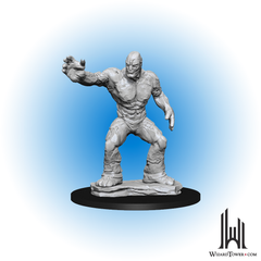 Unpainted Miniature - Dungeons & Dragons - Clay Golems