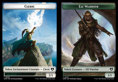 Cleric (0062) // Elf Warrior (0072) Double-Sided Token