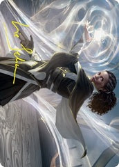 Clever Lumimancer (2/81) Art Card (ASTX) - Gold-Stamped Signature