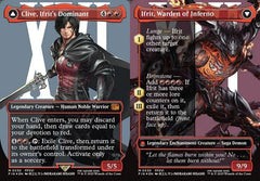 Clive, Ifrit's Dominant // Ifrit, Warden of Inferno (0530) (Borderless) - Surge Foil