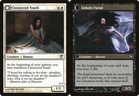 Cloistered Youth // Unholy Fiend - Foil