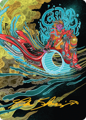 Cloudspire Skycycle (44/54) Art Card (ADFT) - Gold-Stamped Signature