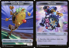 Clown Robot (002) // Treasure (013) Double-Sided Token - Foil