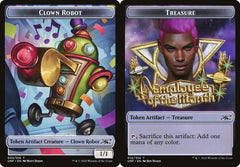 Clown Robot (003) // Treasure (012) Double-Sided Token - Foil