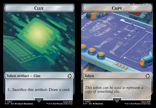 Clue (0011) // Copy (0001) Double-Sided Token