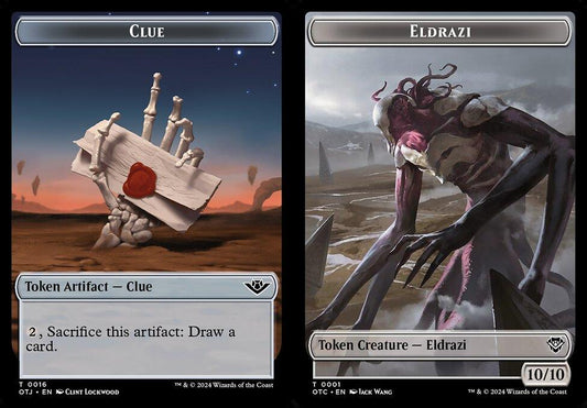 Clue (0016) // Eldrazi (0001) Double-Sided Token
