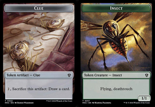 Clue (0022) // Insect (0017) Double-Sided Token