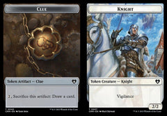 Clue (0040) // Knight (0007) Double-Sided Token - Foil