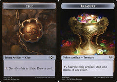 Clue (014) // Treasure (019) Double-Sided Token