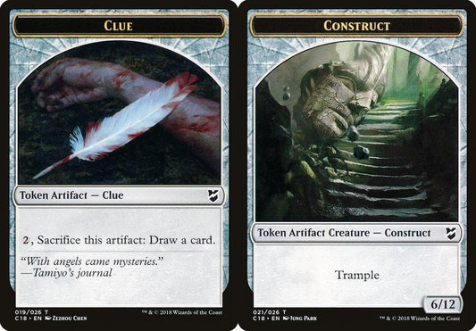 Clue (019) // Construct (021) Double-Sided Token