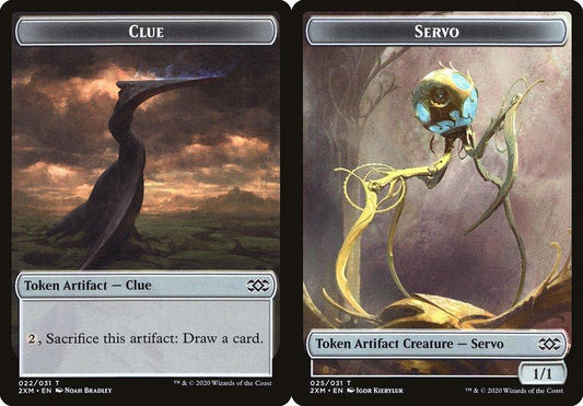 Clue (022) // Servo (025) Double-Sided Token - Foil