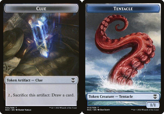 Clue (034) // Tentacle (013) Double-Sided Token