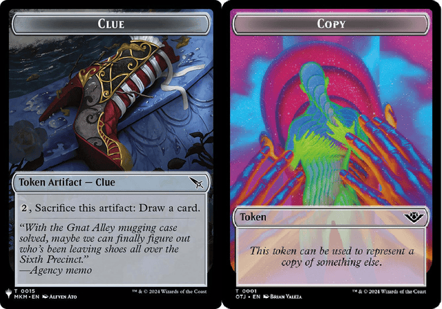 Clue (015) // Copy (001) Double-Sided Token (PLST)
