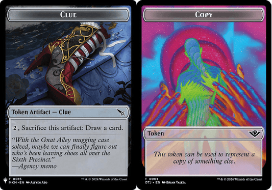 Clue (015) // Copy (001) Double-Sided Token (PLST)