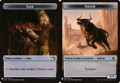 Clue (016) // Golem (026) Double-Sided Token (PLST)