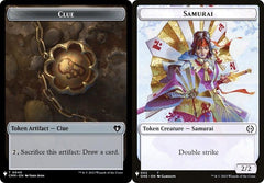 Clue (040) // Samurai (002) Double-Sided Token (PLST)