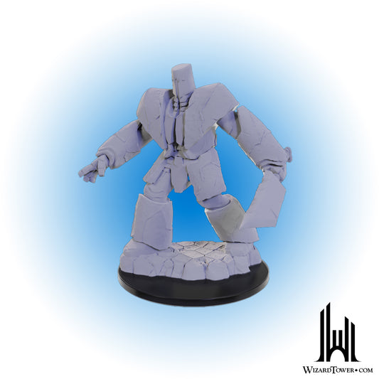 Unpainted Miniature - Critical Role - Cobalt Golem