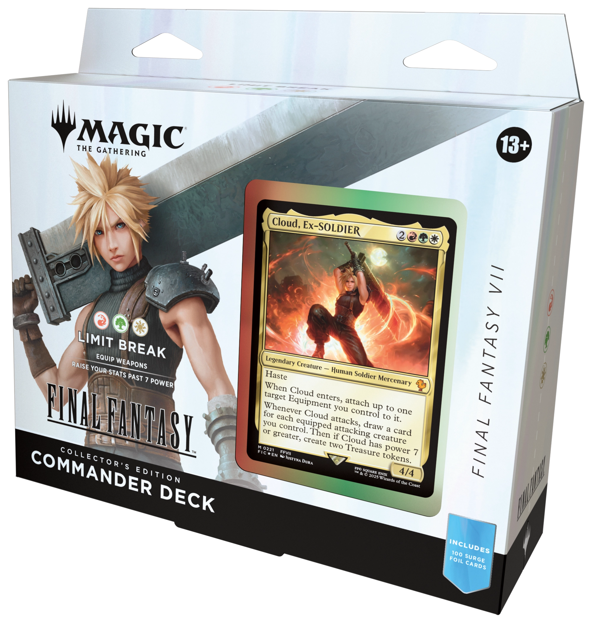 Magic the Gathering Final Fantasy Collector Commander Deck - Limit Break (WRG)