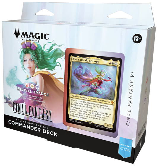 Magic the Gathering Final Fantasy Collector Commander Deck - Revival Trance (WBR)