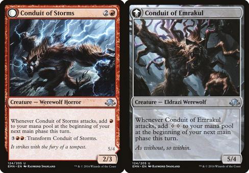 Conduit of Storms // Conduit of Emrakul - Foil