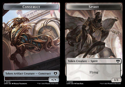Construct (0042) // Spirit (0039) Double-Sided Token