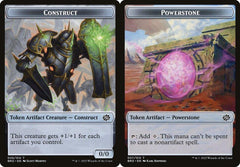 Construct (005) // Powerstone (007) Double-Sided Token - Foil