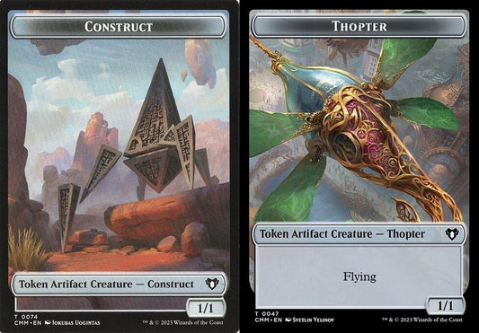 Construct (0074) // Thopter (0047) Double-Sided Token