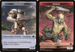 Construct (014) // Goblin (007) Double-Sided Token - Foil