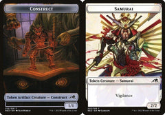 Construct (015) // Samurai (003) Double-Sided Token - Foil
