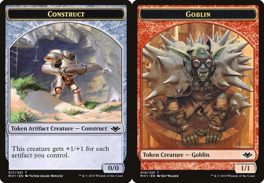 Construct (017) // Goblin (010) Double-Sided Token