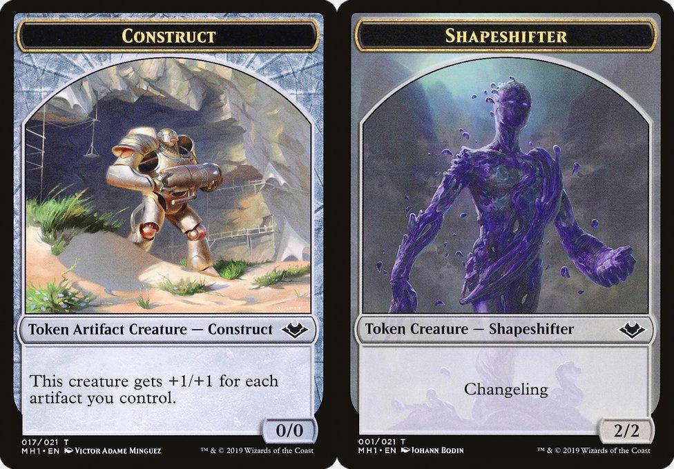 Construct (017) // Shapeshifter (001) Double-Sided Token