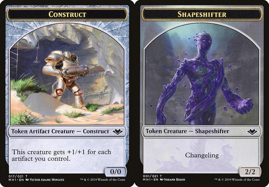 Construct (017) // Shapeshifter (001) Double-Sided Token