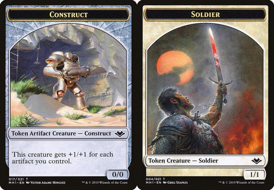 Construct (017) // Soldier (004) Double-Sided Token