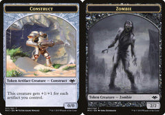Construct (017) // Zombie (007) Double-Sided Token