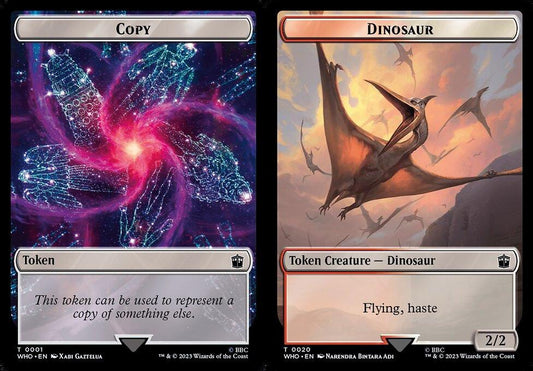 Copy (0001) // Dinosaur (0020) Double-Sided Token