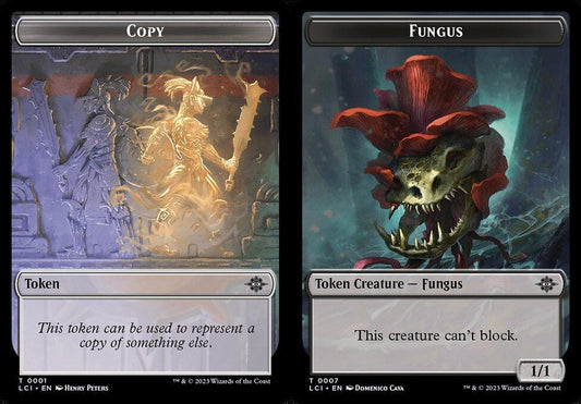 Copy (0001) // Fungus (0007) Double-Sided Token - Foil
