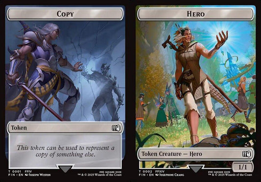 Copy (0001) // Hero (0002) Double-Sided Token - Foil
