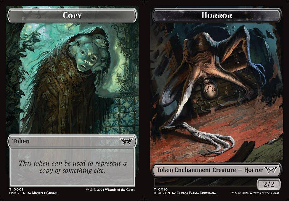 Copy (0001) // Horror (0010) Double-Sided Token
