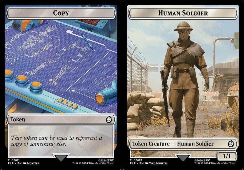 Copy (0001) // Human Soldier (0003) Double-Sided Token