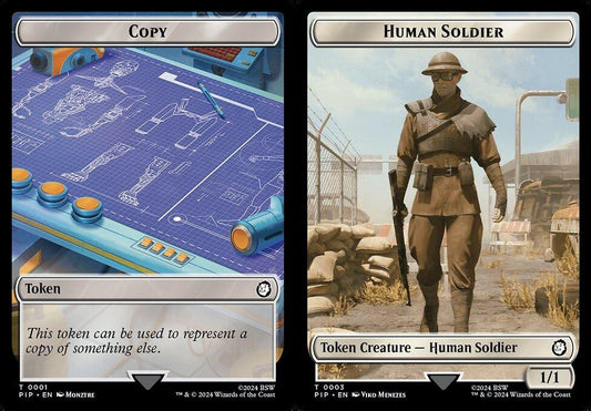 Copy (0001) // Human Soldier (0003) Double-Sided Token
