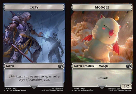 Copy (0001) // Moogle (0034) Double-Sided Token - Surge Foil
