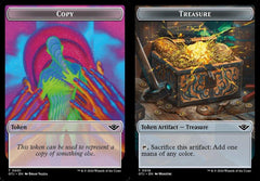 Copy (0001) // Treasure (0018) Double-Sided Token - Foil